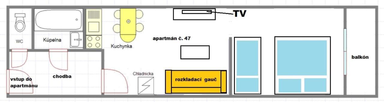 Apartman & Studio Tyrkys Spiezovec ドノヴァリ エクステリア 写真